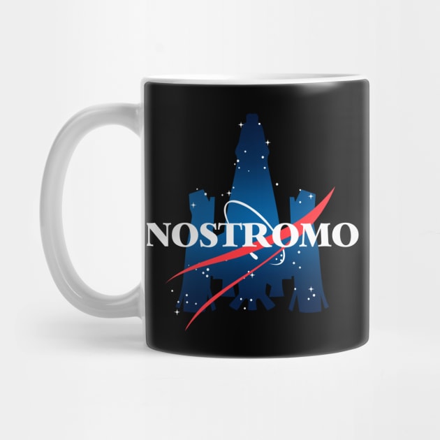 Nostromo //Xenomorph Weyland Corp Ripley Mashup Classic Horror Movie by leepianti